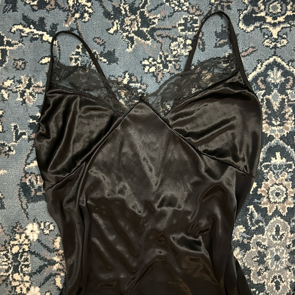 Thrifted long black slip - Picture 1 of 2